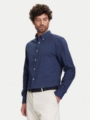 Tommy Hilfiger Koszula MW0MW39437 Granatowy Regular Fit. Niebieskie koszule Tommy Hilfiger, m, bez wzorów, z bawełny, bez kołnierzyka, bez ramiączek. Za 389.99 zł.