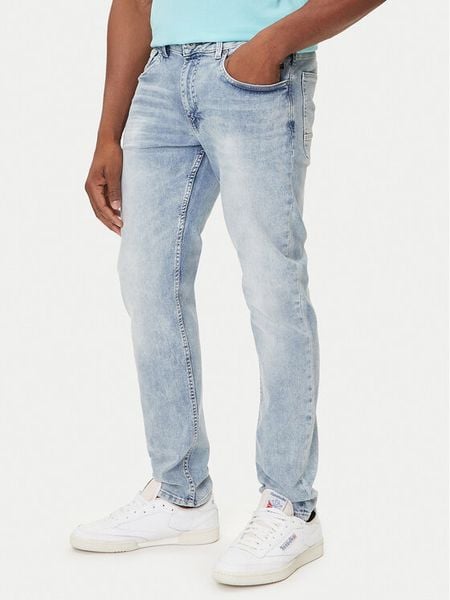 Petrol Industries Szorty jeansowe Seaham Niebieski Slim Fit. Niebieskie szorty Petrol Industries, m, bez wzorów, z bawełny. Za 239.99 zł.