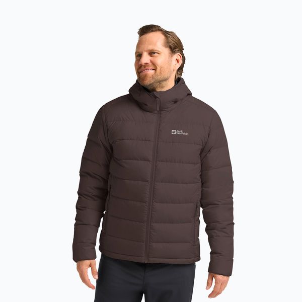 Kurtka puchowa męska Jack Wolfskin Ather Down Hoody. Brązowe kurtki Jack Wolfskin, m, bez wzorów, z puchu, bez kaptura. Za 699.99 zł.