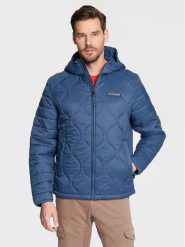 Napapijri Kurtka puchowa A-Morgex NP0A4GJI Niebieski Regular Fit. Niebieskie kurtki Napapijri, m, bez wzorów, z puchu, bez kaptura. Za 429.99 zł.