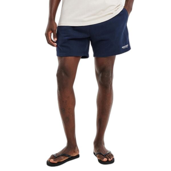 Spodenki do biegania Protest Prtmorne. Niebieskie buty do biegania Protest, bez wzorów, bez zapięcia, do biegania. W wyprzedaży za 161.45 zł.