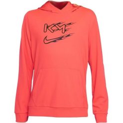 Bluza z kapturem Nike Dri-FIT Kylian Mbappé 128–134. Czerwone bluzy z kapturem Nike, bez wzorów, z poliesteru, z kapturem. Za 236.99 zł.
