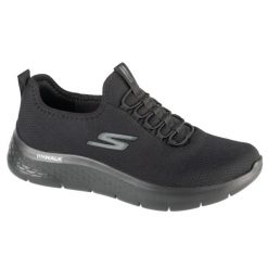 Buty sportowe Sneakersy męskie, GO Walk Flex - Ultra. Czarne buty sportowe casual Skechers, bez wzorów, bez zapięcia. Za 319.99 zł.