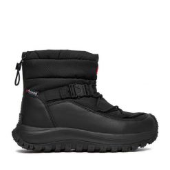 Trekkingi Hunter. Czarne buty trekkingowe Hunter, bez wzorów, bez zapięcia. Za 399.99 zł.