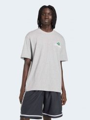 Adidas Koszulka w kolorze szarym rozmiar: L. Szare bezrękawniki Adidas, l, bez wzorów, z bawełny, bez kołnierzyka, bez ramiączek. Za 125.56 zł.