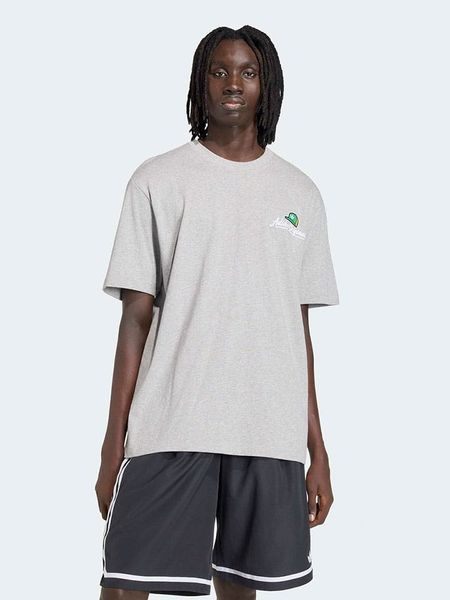 Adidas Koszulka w kolorze szarym rozmiar: L. Szare bezrękawniki Adidas, l, bez wzorów, z bawełny, bez kołnierzyka, bez ramiączek. Za 125.56 zł.