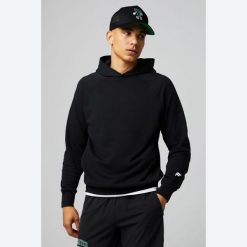 Bluza z kapturem Fabletics Year Round Terry. Czarne bluzy z kapturem FABLETICS, s, bez wzorów, z bawełny, z kapturem. Za 359.65 zł.