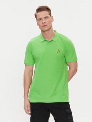Brave Soul Polo MPS-149IMAIB Zielony Straight Fit. Zielone koszulki polo Brave Soul, m, bez wzorów, z bawełny, bez kołnierzyka, bez ramiączek. Za 29.99 zł.