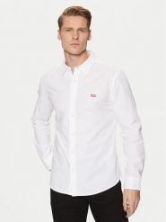 Levi's® Koszula Long Sleeved Shirt 86625-0002 Biały Slim Fit. Białe koszule m, bez wzorów, z bawełny, bez kołnierzyka, bez ramiączek. Za 179.99 zł.