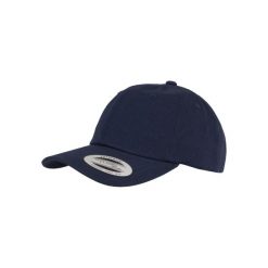 Czapka Z Daszkiem Dla Dorosłych Unisex Yupoong Cotton Twill Low Profile. Niebieskie czapki z daszkiem FLEXFIT, bez wzorów, z bawełny. Za 65.99 zł.