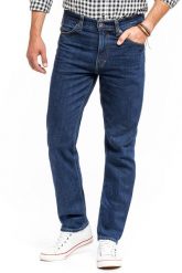 MUSTANG TRAMPER TAPERED MĘSKIE SPODNIE JEANSOWE JEANSY DENIM BLUE 1014044 5000 980. Niebieskie spodnie materiałowe Mustang, do pracy, l, bez wzorów, z bawełny, biznesowe. Za 199.99 zł.