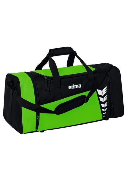 Torba sportowa Erima Six Wings. Czarne torby na ramię Erima, bez wzorów, z materiału, na ramię, z nadrukiem, bez dodatków. Za 97.99 zł.