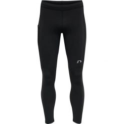 Legginsy Newline core warm. Czarne legginsy długie sportowe Newline, m, bez wzorów, z materiału, na fitness i siłownię. Za 316.00 zł.