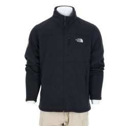 Second life - Kurtka polarowa męska The North Face czarna - Jak nowy. Czarne kurtki The North Face, l, bez wzorów, z materiału, bez kaptura. Za 170.36 zł.
