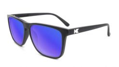 Okulary przeciwsłoneczne dla dorosłych - kategoria 3 z polaryzacją - Matte Black. Czarne okulary przeciwsłoneczne KNOCKAROUND, prostokątne. Za 149.60 zł.