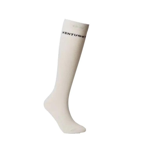Skarpetki jeździeckie z brokatem Kentucky (x3). Białe skarpety KENTUCKY HORSEWEAR, bez wzorów, z materiału. Za 238.50 zł.