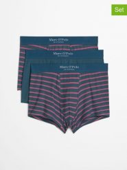 Marc O´Polo Bodywear Bokserki (3 pary) w kolorze niebiesko-jasnoróżowym rozmiar: XL. Niebieskie bokserki xl, bez wzorów. Za 104.95 zł.