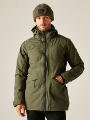 Regatta Kurtka przejściowa "Balaton" w kolorze oliwkowym rozmiar: 3XL. Brązowe kurtki Regatta, xl, bez wzorów, bez kaptura. Za 304.99 zł.