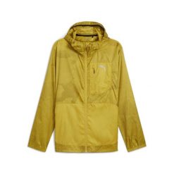 Kurtka wodoodporna Puma. Żółte kurtki Puma, m, bez wzorów, z materiału, bez kaptura. Za 393.55 zł.