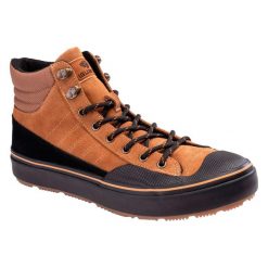 Buty Turystyczne Męskie Zamsz Średnia Wysokość Troper. Brązowe buty turystyczne IGUANA, bez wzorów, z zamszu, bez zapięcia. Za 404.99 zł.