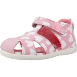 Sandały AGATHA RUIZ DE LA PRADA 242903A Rose. Czerwone sandały AGATHA RUIZ DE LA PRADA, ze skóry, bez zapięcia. Za 246.33 zł.