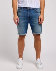 LEE RIDER SHORT MĘSKIE KRÓTKIE SPODENKI JEANSOWE JEANS WARM BREEZE 112349232 L73F016080. Szorty Lee, l, bez wzorów, z jeansu. Za 149.99 zł.