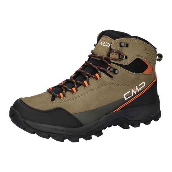 Buty trekkingowe męskie CMP Myzar wodoodporne za kostkę. Brązowe buty turystyczne CMP, na zimę, bez wzorów, z materiału, za kostkę, bez zapięcia, trekkingowe. Za 448.75 zł.