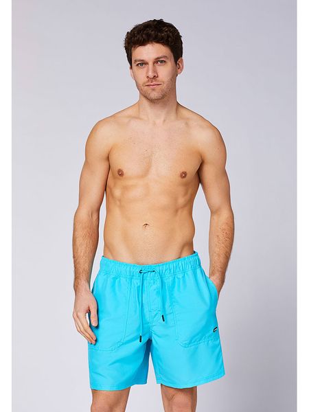 Chiemsee Szorty kąpielowe w kolorze błękitnym rozmiar: L. Niebieskie kąpielówki Chiemsee, l, bez wzorów, z materiału. Za 87.81 zł.