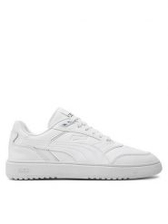 Puma Sneakersy Doublecoirt 39328401 Biały. Białe buty sportowe casual Puma, bez wzorów, ze skóry, bez zapięcia. Za 309.99 zł.