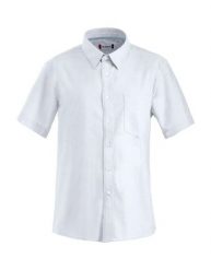 Clique Koszula oxford Cambridge krótki rękaw 100% bawełna biała – white. Białe koszule CLIQUE, m, bez wzorów, z bawełny, bez kołnierzyka, bez ramiączek. Za 215.59 zł.