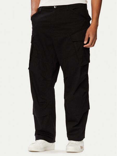 G-Star Raw Spodnie cargo Rovic 3D D30010-5126 Czarny Relaxed Fit. Czarne spodnie materiałowe G-Star, m, bez wzorów, z bawełny, retro. Za 429.99 zł.