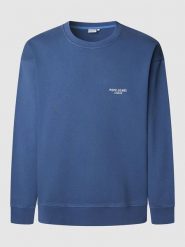 Pepe Jeans Bluza w kolorze niebieskim rozmiar: L. Niebieskie bluzy Pepe Jeans, l, bez wzorów, z bawełny, bez kaptura. Za 158.84 zł.