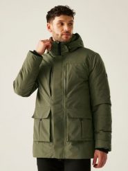 Regatta Kurtka zimowa "Marron" w kolorze khaki rozmiar: S. Brązowe kurtki Regatta, na zimę, s, bez wzorów, bez kaptura. Za 354.10 zł.