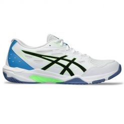 Buty treningowe męskie Asics Gel-rocket 11. Białe buty treningowe ASICS, bez wzorów, z materiału. Za 339.00 zł.