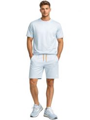 Geographical Norway Koszulka "Jirofar" w kolorze błękitnym rozmiar: XL. Niebieskie bezrękawniki Geographical Norway, xl, bez wzorów, z bawełny, bez kołnierzyka, bez ramiączek. Za 60.99 zł.