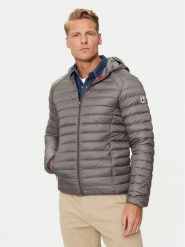 Jott Kurtka puchowa Nico P000MDOW01 Szary Slim Fit. Szare kurtki Jott, l, bez wzorów, z puchu, bez kaptura. Za 459.99 zł.