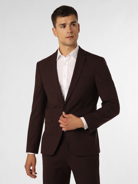 Finshley & Harding marynarka od garnituru modułowego Mężczyźni Slim Fit czerwony, 48. Czerwone garnitury Finshley & Harding, m, bez wzorów. Za 699.95 zł.