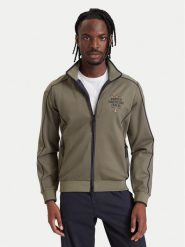 Aeronautica Militare Bluza 262FE2138UF00691 Khaki Regular Fit. Brązowe bluzy Aeronautica Militare, l, bez wzorów, z wiskozy, bez kaptura. Za 714.99 zł.