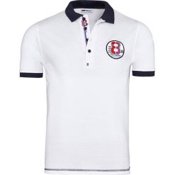 Koszulka polo "Seaside" w kolorze białym. Koszulki polo marki Nebulus. W wyprzedaży za 108.95 zł.