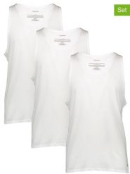CALVIN KLEIN UNDERWEAR Podkoszulki (3 szt.) w kolorze białym rozmiar: XL. Białe podkoszulki Calvin Klein Underwear, xl, bez wzorów, z bawełny, bez ramiączek. Za 168.46 zł.