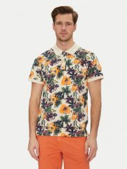 Blend Polo 20718253 Beżowy Regular Fit. Brązowe koszulki polo Blend, m, bez wzorów, z bawełny, bez kołnierzyka, bez ramiączek. Za 79.99 zł.
