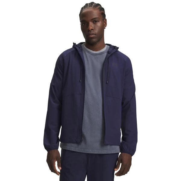 Kurtka męska Under Armour UA Vibe Woven Jacket 6003001. Czarne kurtki Under Armour, m, bez wzorów, z elastanu, z kapturem. Za 360.65 zł.