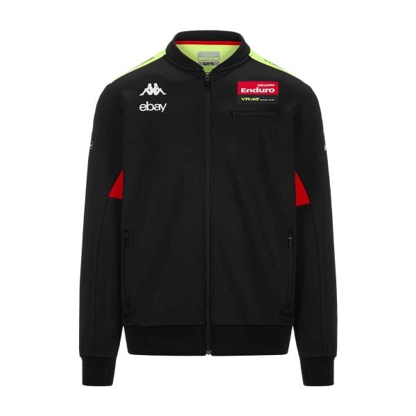 Bluza dresowa Kappa Atrisomone VR46. Czarne bluzy bez kaptura Kappa, l, bez wzorów, z dresówki, bez kaptura. Za 271.20 zł.