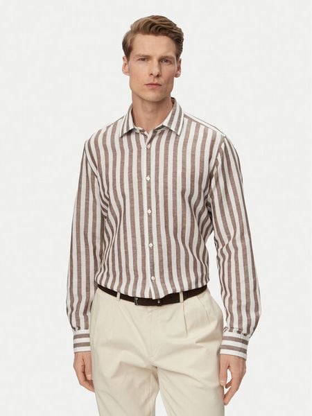 JOOP! Koszula Pit1 30102693 Kolorowy Slim Fit. Koszule JOOP!, m, bez wzorów, z bawełny, bez kołnierzyka, bez ramiączek. Za 569.99 zł.