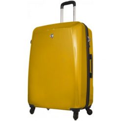Mia Toro Walizka Podróżna m1015/3-M, Żółta. Walizki marki Mia Toro. Za 415.00 zł.