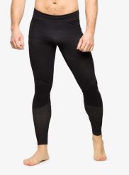 Legginsy termoaktywne męskie La Sportiva Wool40 Aero Pants. Czarne bielizna termoaktywna La Sportiva, m, bez wzorów, z materiału, bez ramiączek, narciarskie. Za 280.49 zł.