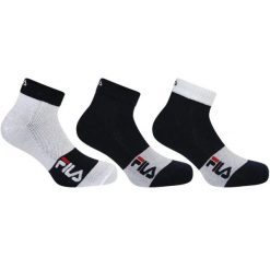 Fila skarpetki 3-pack quarter biało-granatowe 39–42. Białe skarpety Fila, bez wzorów. Za 139.99 zł.
