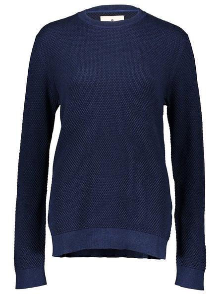 Jack & Jones Sweter w kolorze granatowym rozmiar: S. Niebieskie swetry nierozpinane Jack & Jones, s, bez wzorów, bez kołnierzyka, bez ramiączek. Za 39.31 zł.
