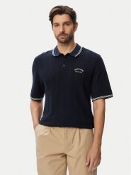 Jack & Jones Polo 12295405 Granatowy Regular Fit. Niebieskie koszulki polo Jack & Jones, m, bez wzorów, z bawełny, bez kołnierzyka, bez ramiączek. Za 169.99 zł.