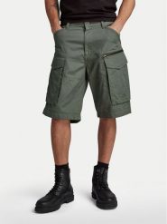 G-Star Raw Szorty materiałowe Rovic D08566-D384-1260 Szary Relaxed Fit. Szare szorty G-Star Raw, m, bez wzorów, z bawełny, retro. Za 399.99 zł.